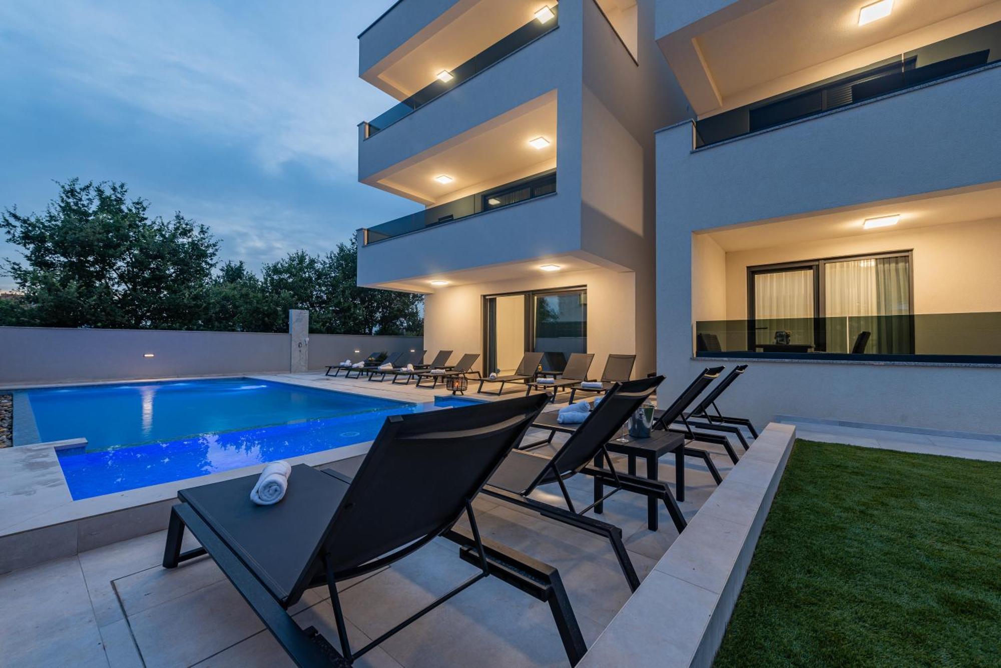 Apartments Menalo Elegance Zaton  Luaran gambar