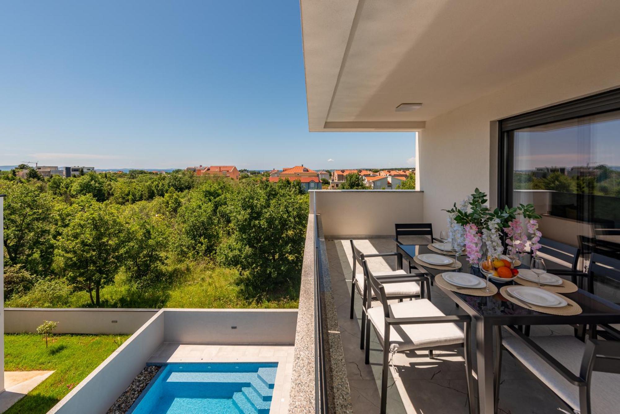 Apartments Menalo Elegance Zaton  Luaran gambar